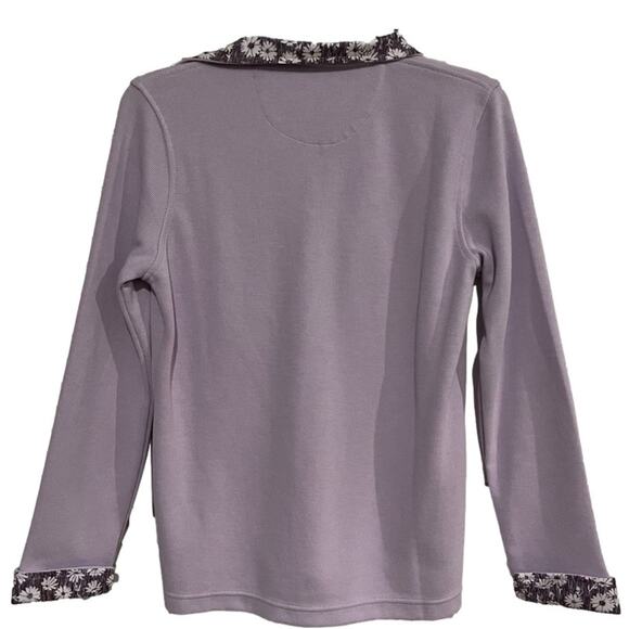 Orvis Womens Sweater Purple Size Medium NWT - Picture 3 of 7
